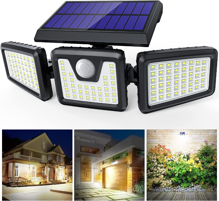 "alpha lights 3heads solar light"