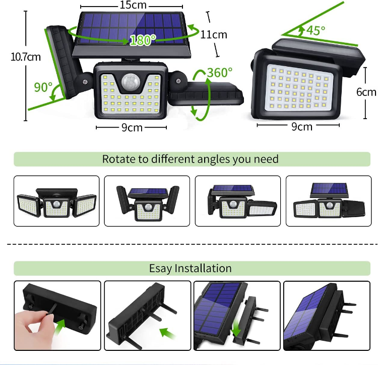 solar lights outdoor security