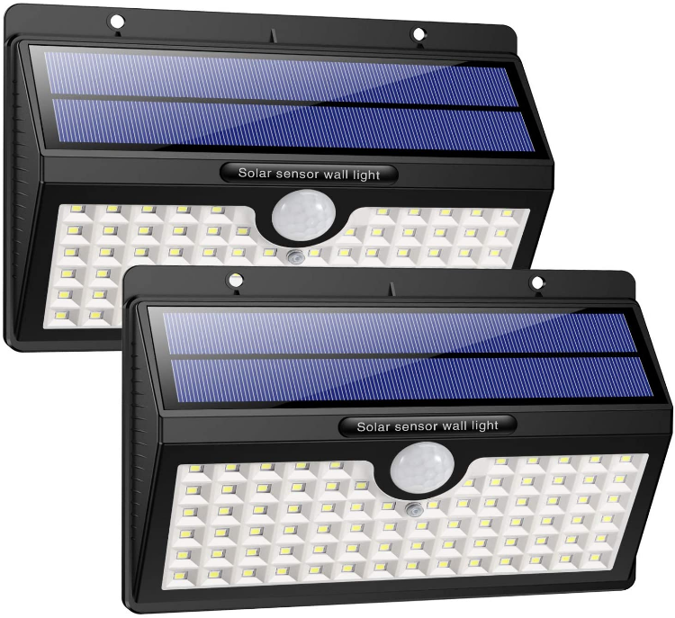 78 LED Solar Lights for Balcony, Patio, and Exterior Wall