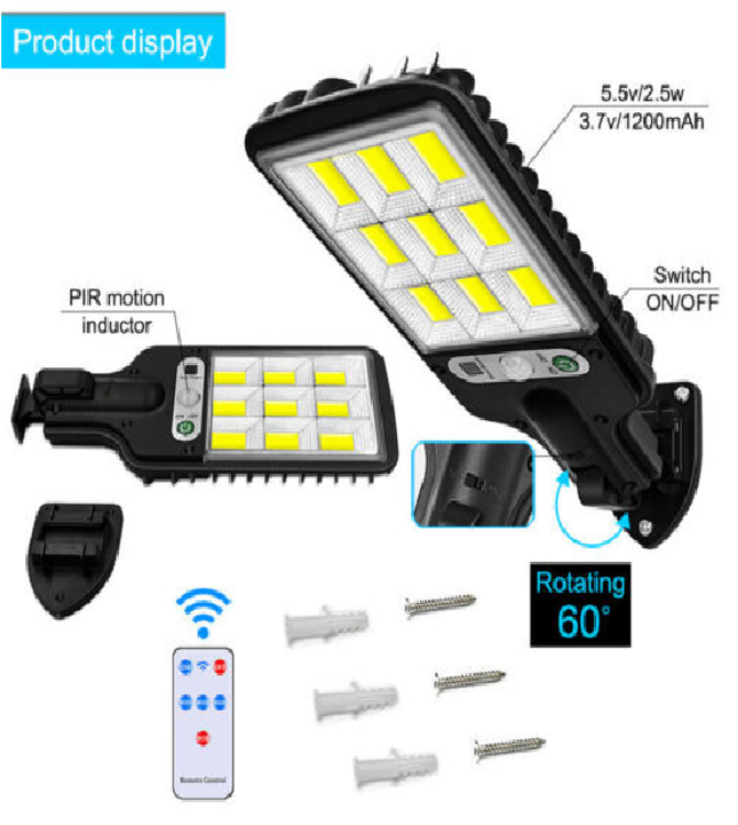  led pir security light