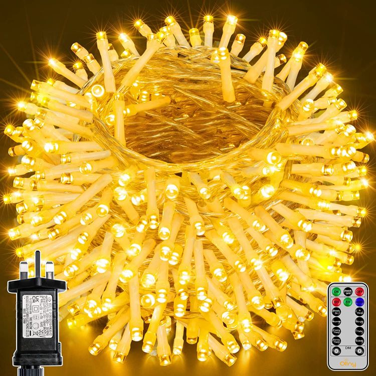 Picture of Fairy Lights for Indoor Outdoor - 40M 400 LEDs String Lights Mains Powered with Timer/Remote, Waterproof Outside Garden Lights 