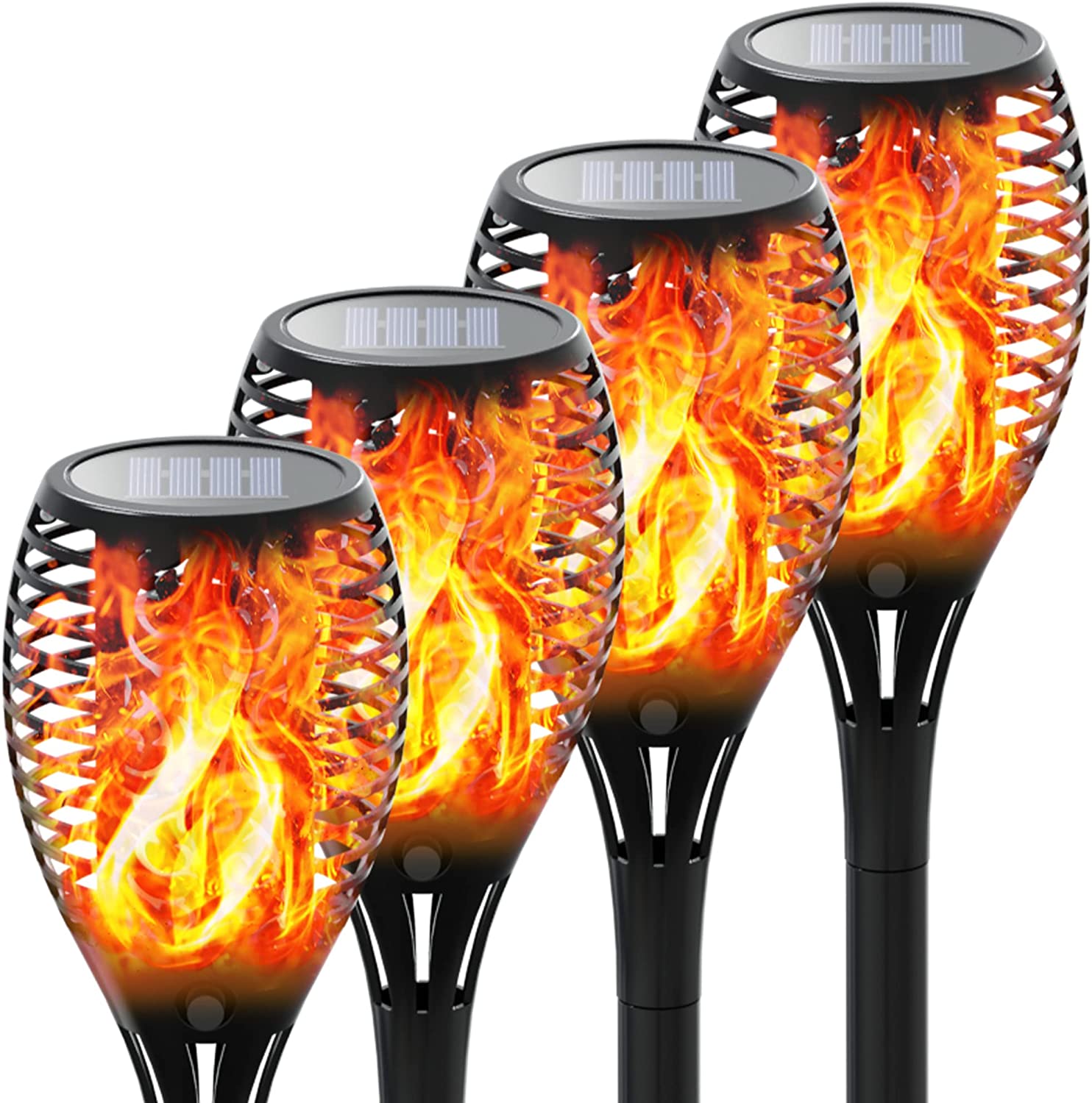 Solar Lights Outdoor Garden Dancing Flickering Flame Solar Lights Outdoor