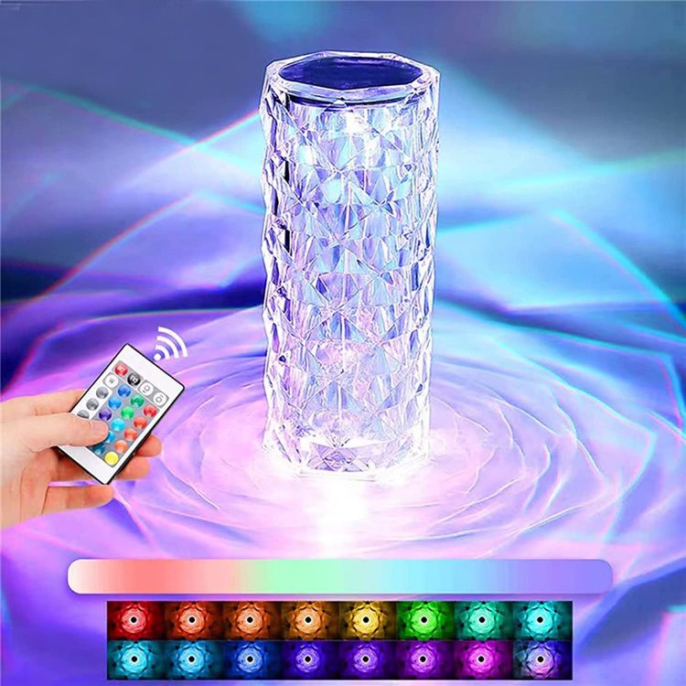 "alpha lights- smartdadgets4u-crystal table lamp"