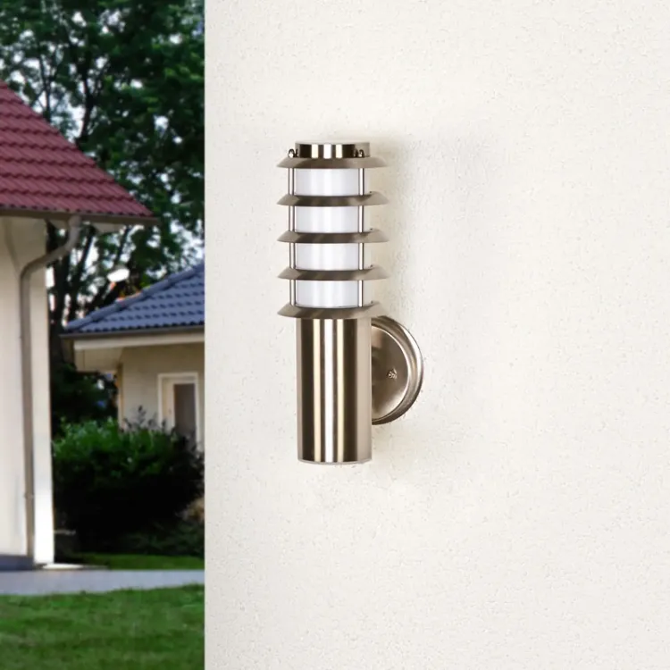 Picture of Modern Integrated LED Outdoor Decorative Light,  Stainless Steel Wall Light Lantern