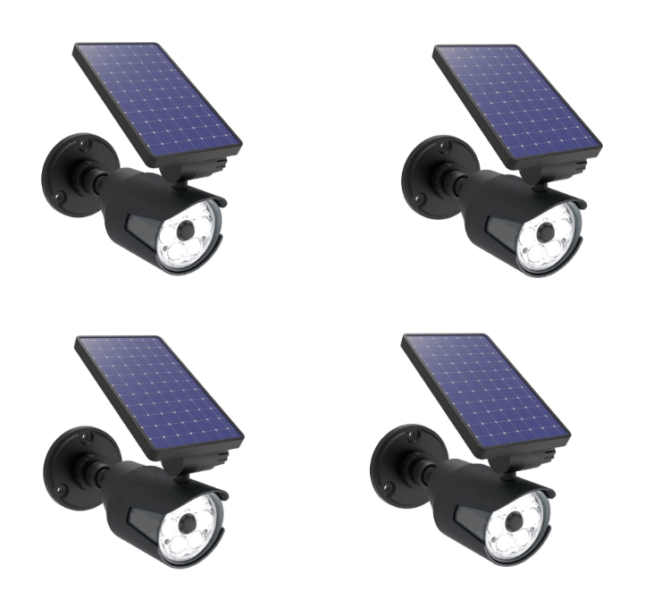 Solar Security Lights Outdoor with Motion Sensor – 8 LED, IP65 Waterproof