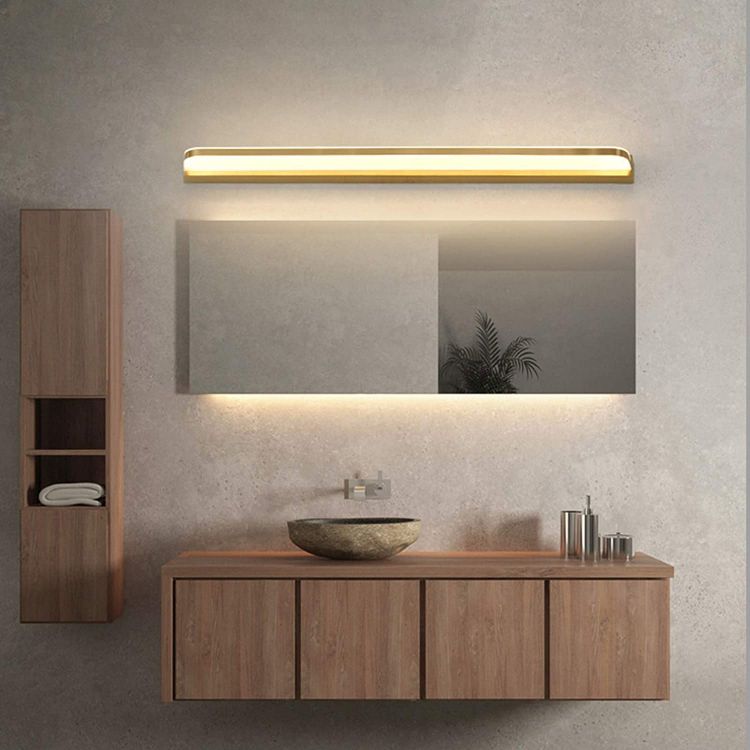Picture of LED Mirror Front Light 9W  Warm White, Front Lighting IP44 for Bathroom, LED Over Mirror Light, Stainless Steel Base