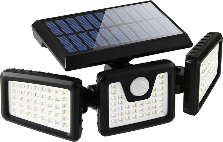 Picture of 2 Pack Solar Lights Motion Sensor, Security LED Waterproof Adjustable Head