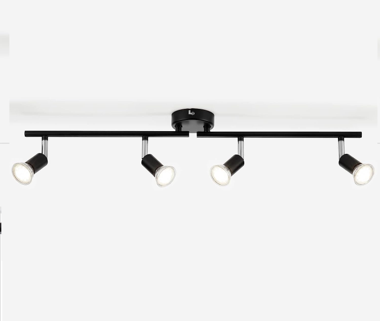 Picture of LED Ceiling Light Rotatable, 4 Way Adjustable Modern Ceiling Spotlights( Matte Black) 