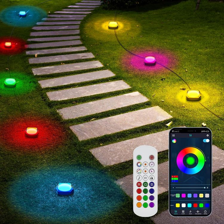 Outdoor Ground Lights for Garden, Electric Outdoor Lights 15pack