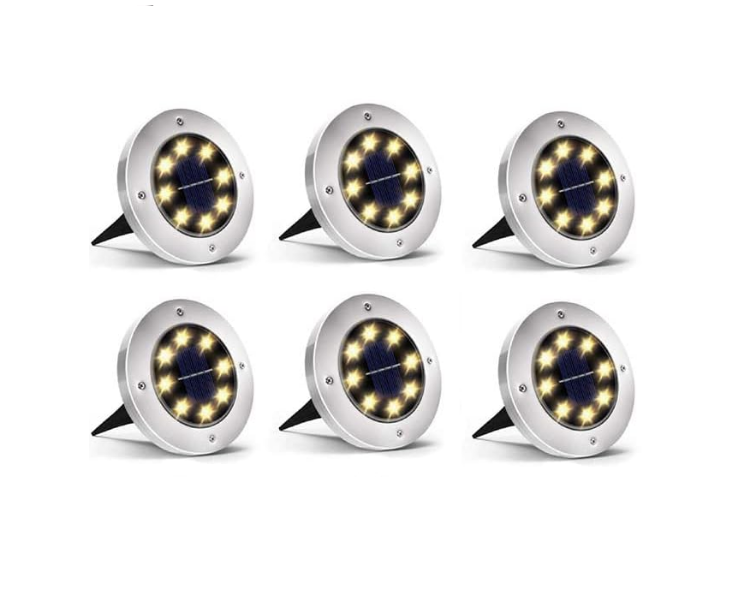  solar disk lights