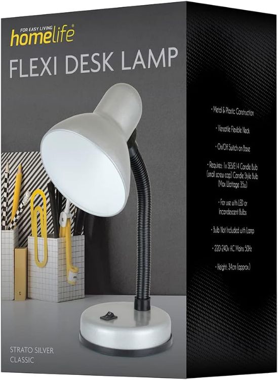 Picture of Desk Lamp with Versatile Flexible Neck - Integral On / Off Switch