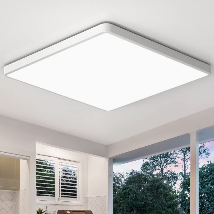 Ultra-thin 18W LED flush mount ceiling light for low ceilings
