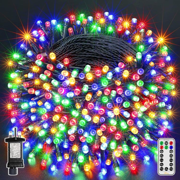 Picture of 200 LED Fairy Lights Christmas Outdoor Main Plug-In Xmas Home Garden Tree Decor