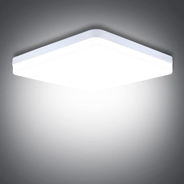 Picture of LED Ceiling Light, 36W Daylight White 6500K, 3240LM Bright Indoor Ceiling Lights for Bedroom, Kitchen, Hallway, Outside Porch and More
