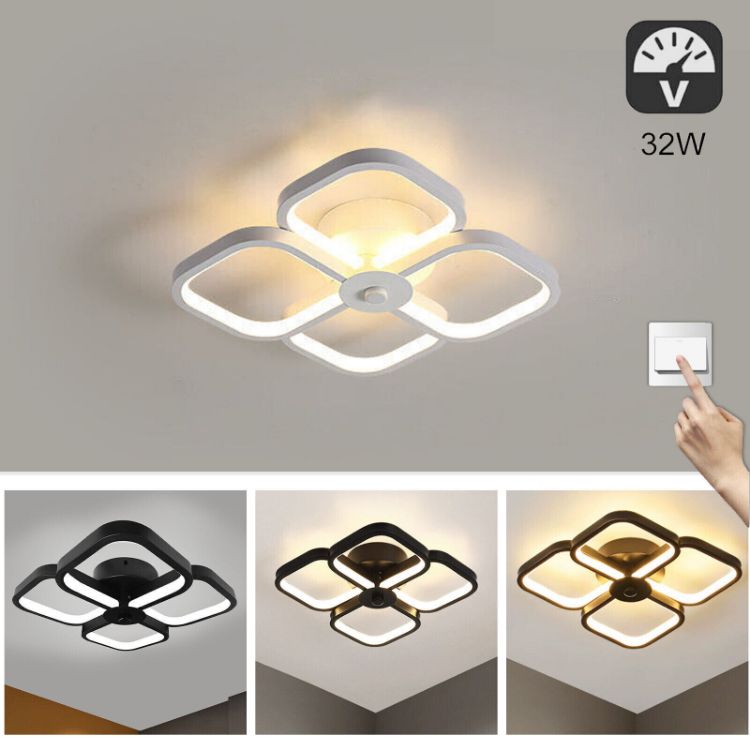 Picture of Ceiling Light Chic LED Lamp Modern Chandelier Living Room Bedroom Pendant Lights