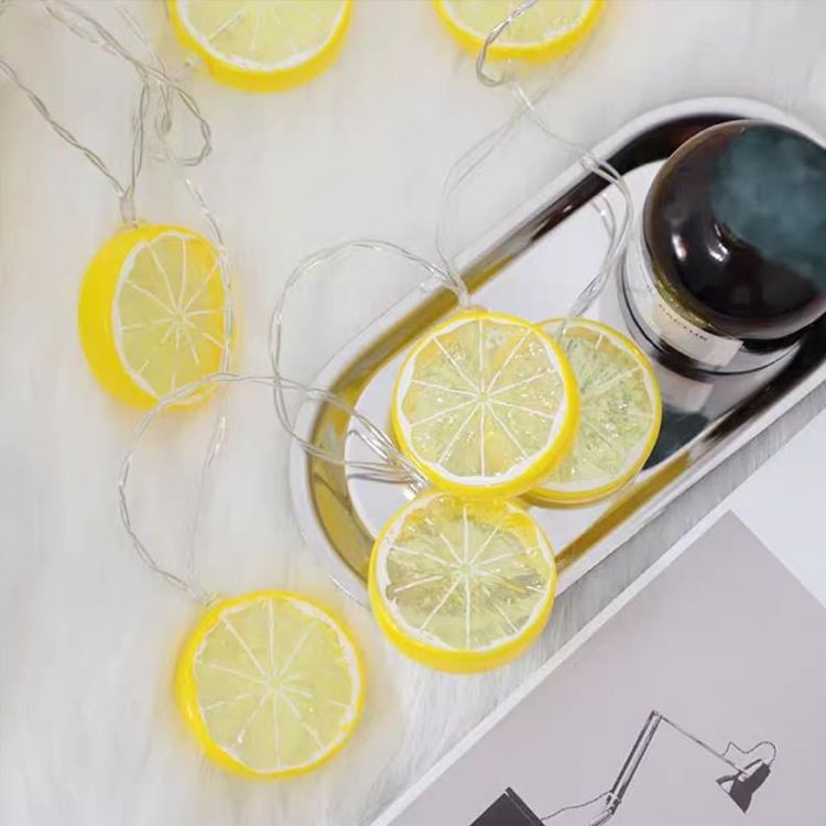Lemon decorative LED lights for weddings, birthdays and events