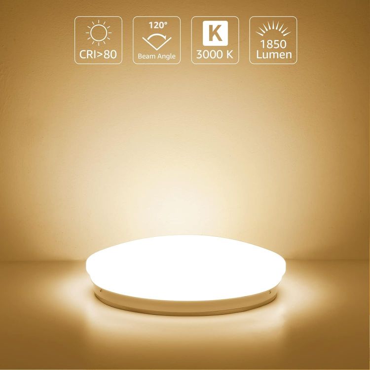 Daylight White LED Flush Mount Ceiling Light