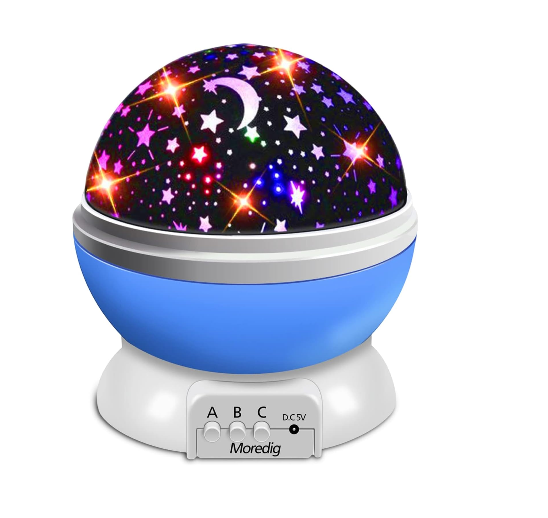Baby Star Projector Night Light Kids, 360° Rotation Baby Night Light