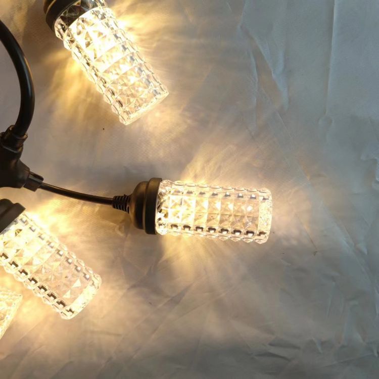 Picture of Outdoor Lights Mains Powered, 5meter LED S14 Garden Festoon String Lights with 10 LED Bulbs, Shatterproof Festoon Lights For Garden