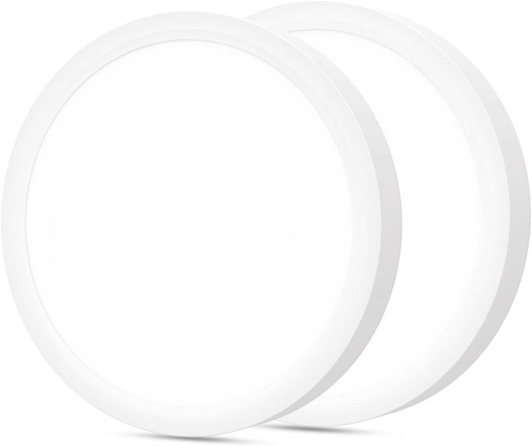 Flicker-Free Round LED Ceiling Light with Eye Protection