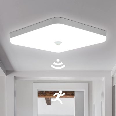 Show details for LED Ceiling Light with Motion Sensor 30W 2400LM Daylight White 6500K Square Ceiling Lamp with PIR Motion Detector Picture of LED Ceiling Light with Motion Sensor 30W 2400LM Daylight White 6500K Square Ceiling Lamp with PIR Motion Detector