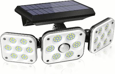 Show details for 138 LED Solar Lights Outdoor, Motion Sensor Security Light with 270° Wide Angle, 3 Lighting Models, IP65 Waterproof Solar Powered Wall Light  Picture of 138 LED Solar Lights Outdoor, Motion Sensor Security Light with 270° Wide Angle, 3 Lighting Models, IP65 Waterproof Solar Powered Wall Light