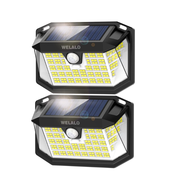 Picture of Solar Security Lights, 188 LED Solar Motion Sensor Lights, IP65 Waterproof Solar Lights Outdoor Garden Wall Lights (2 Pack)