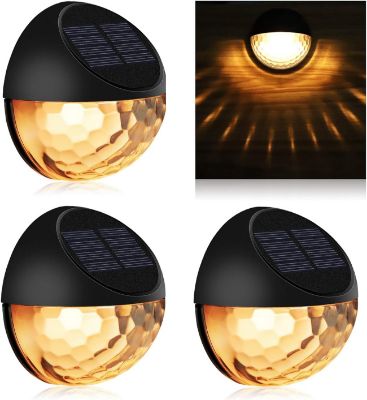 Show details for Solar Fence Lights, Solar Decorative Garden Lights, Waterproof Wireless Outdoor Lights for Garden, Fence, Patio Use,Warm White (4 Pack) Picture of Solar Fence Lights, Solar Decorative Garden Lights, Waterproof Wireless Outdoor Lights for Garden, Fence, Patio Use,Warm White (4 Pack)