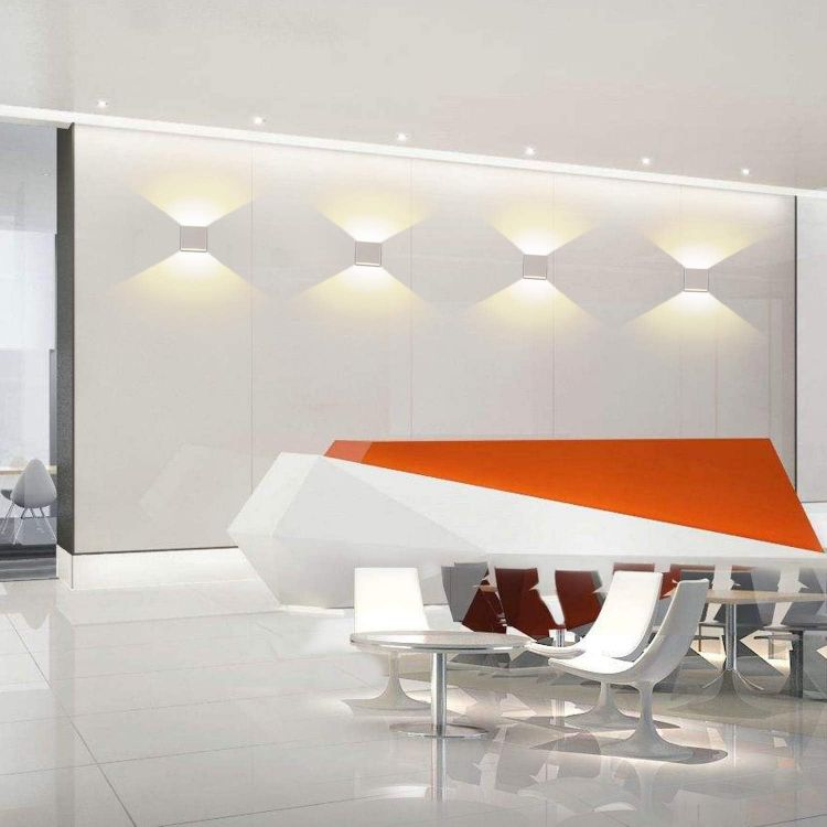 Picture of Up & Down LED Indoor Wall Light – 6W Warm White, Modern Design, LED Wall Sconce, 2 Pack