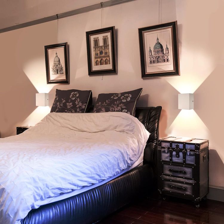 Picture of Up & Down LED Indoor Wall Light – 6W Warm White, Modern Design, LED Wall Sconce, 2 Pack