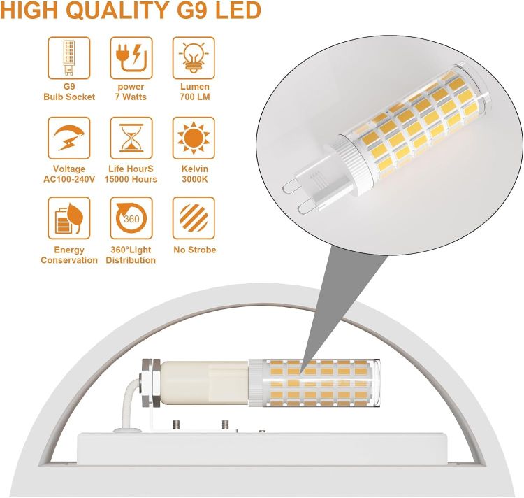 Minimalist plaster wall lamp warm white LED interior lighting