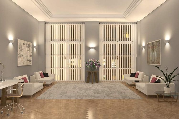 Picture of Up & Down Indoor Wall Light – Half Moon Design, Modern Sconce, Paintable, Eco-friendly