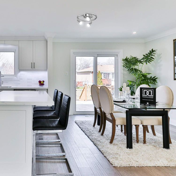 Energy-efficient LED spotlight for corridors and balconies