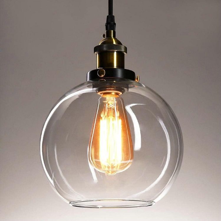 Picture of Vintage Light Bulbs with E27 Edison Screw Cap, Squirrel Cage Shaped Filament Bulb, 2700K Warm White Dimmable - pack of 6