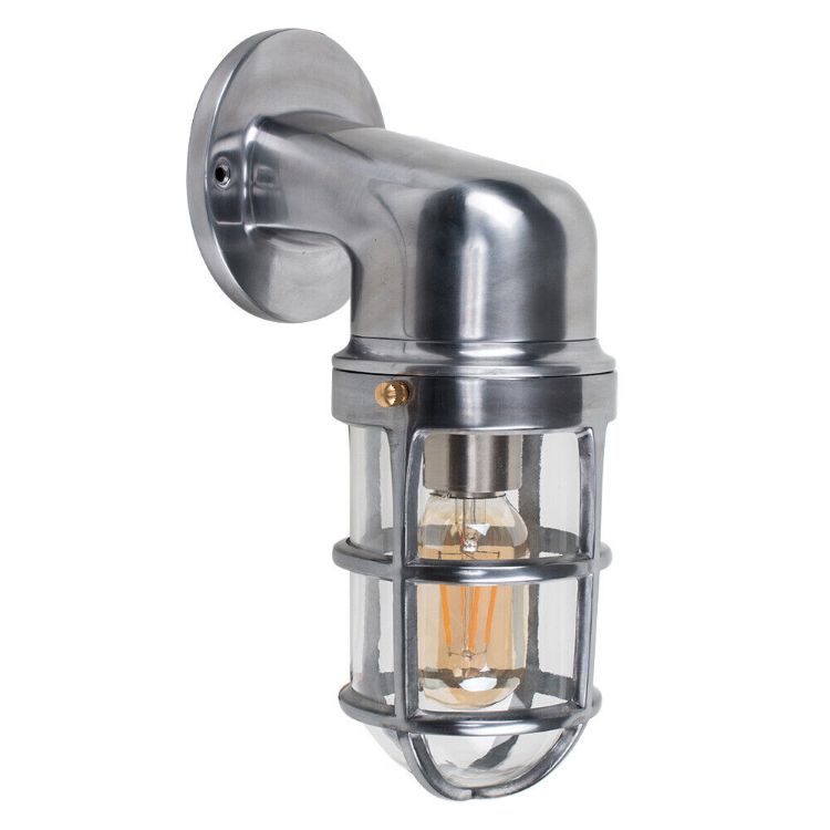 Picture of Indoor / Outdoor Wall Light Fitting Garden Path Lantern LED Bulb IP44 Lights
