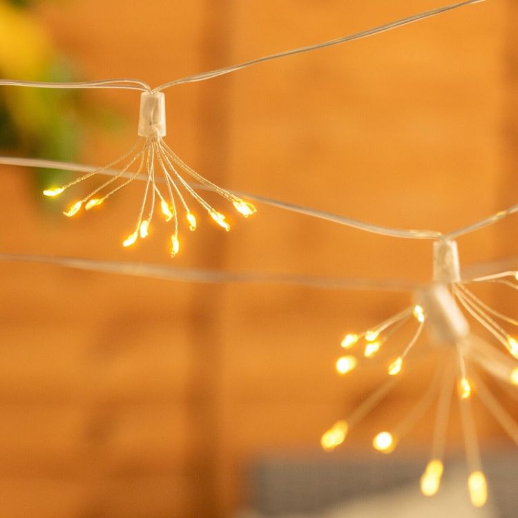 Picture of Solar Power String Fairy Lights Outdoor Décor Garden Lighting 10x Firework Light