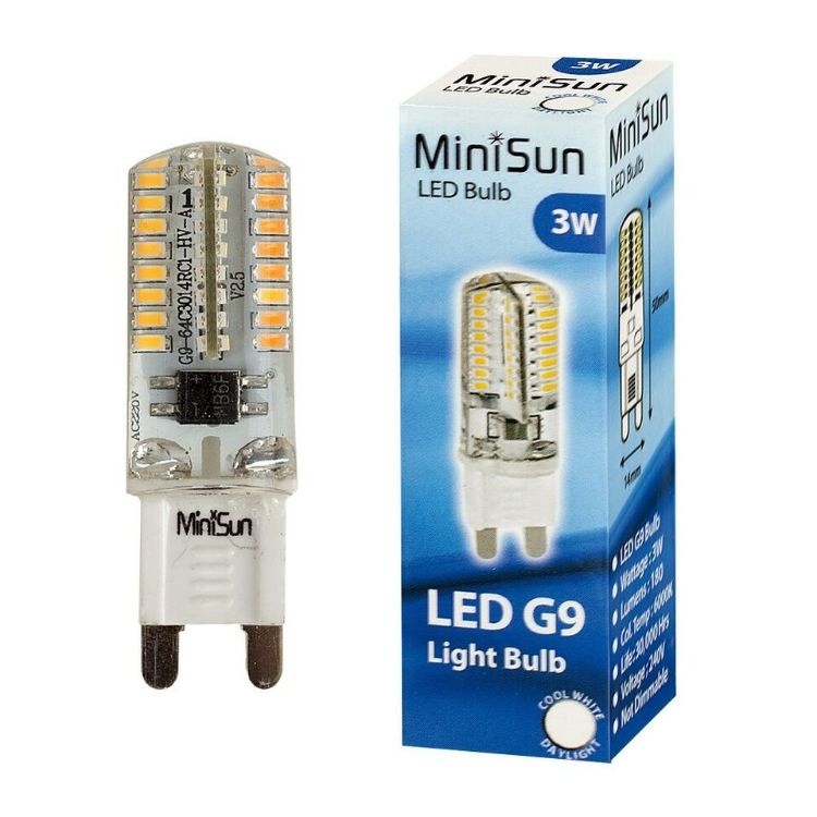 Picture of G9 LED High Power Light Bulb Standard Dimmable Ceramic Warm Cool White Lighting
