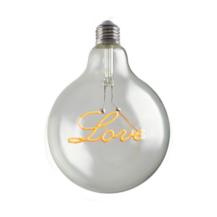 Picture of LOVE Globe Light Bulb Vintage Design LED 2W ES E27  Decorative Lighting