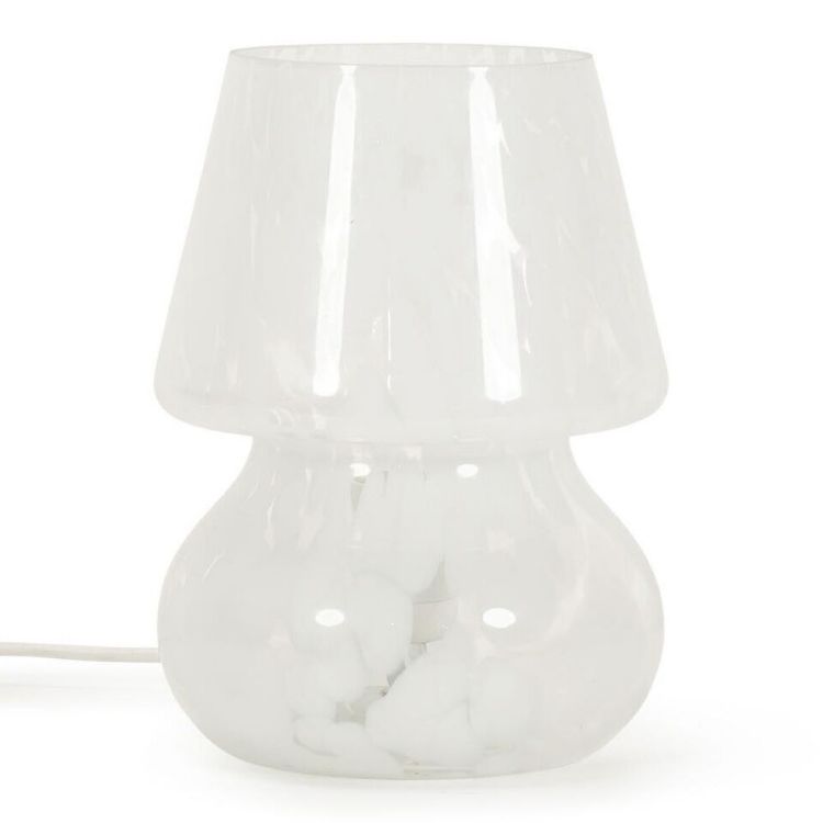 Picture of Confetti Glass Table Lamp Bedside Light Bedroom Living Room Tapered Lampshade