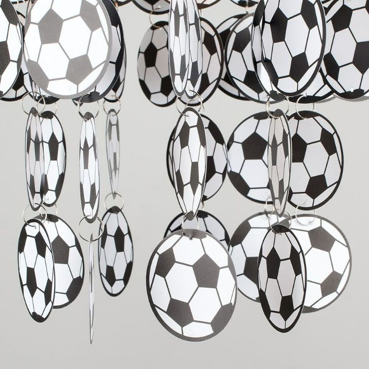 Picture of Ceiling Light Shade Children's Football Playroom Bedroom Lampshade Droplet