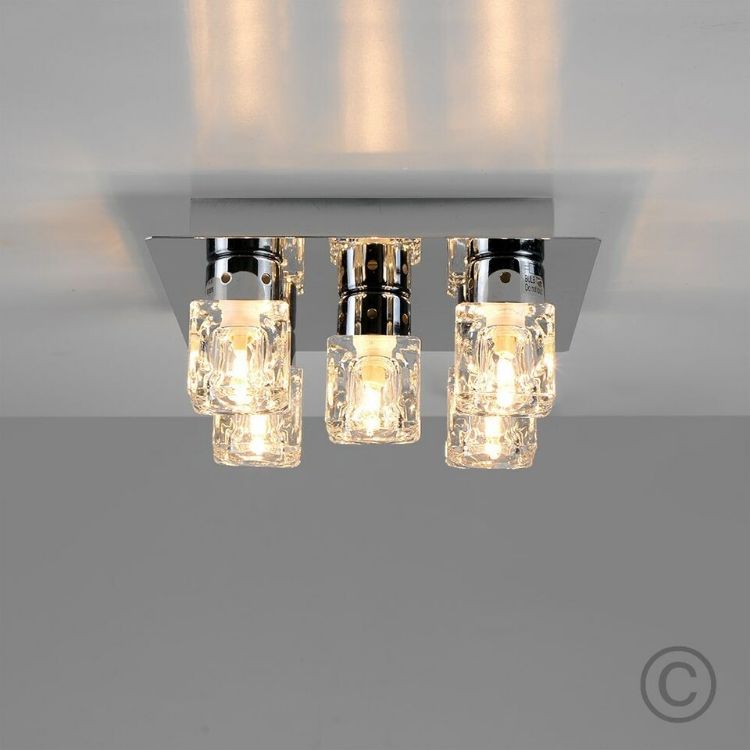 Ice Cube Ceiling Light Flush Spotlight Living Room Modern Lights