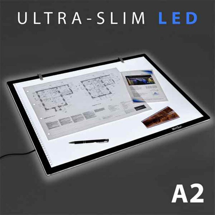 Picture of A2 Light Pad Ultra Slim Craft Tracing Board Modern Desk Lamp Box Creative