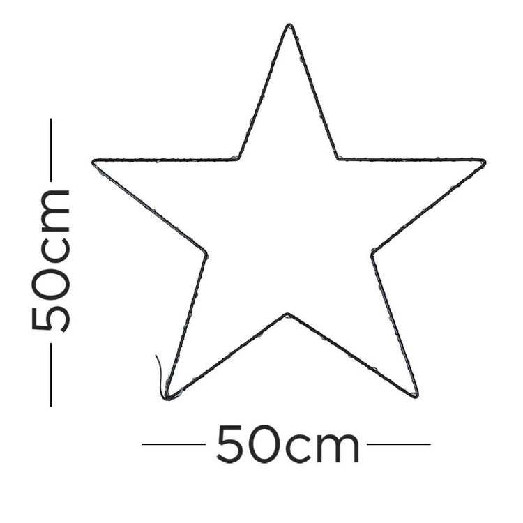Picture of Outdoor Indoor Integrated LED Star Light Garden Outside Battery Operated Light