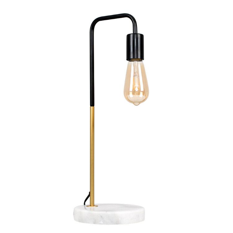 Picture of Metal Table Lamp Base Industrial Living Room Bedside Light LED Bulb