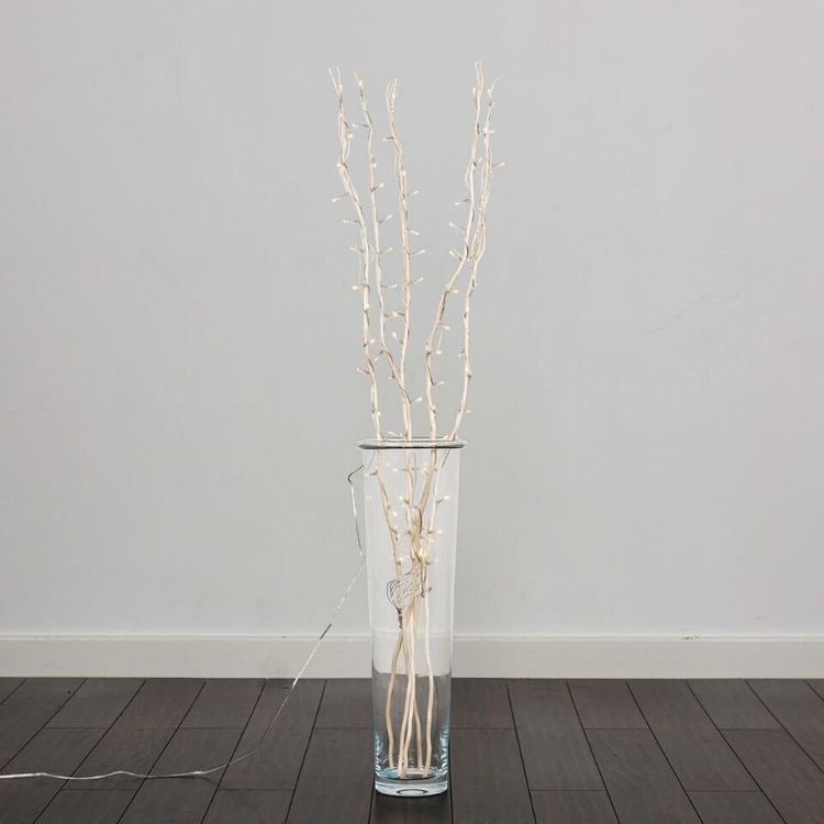 Picture of Decorative Fairy Lights Flower Design Twig Branch Home Modern Lighting Art