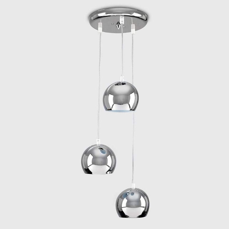 Picture of Ceiling Light Modern 3 Way Multi Tier Pendant Fitting Eyeball Design Pendant