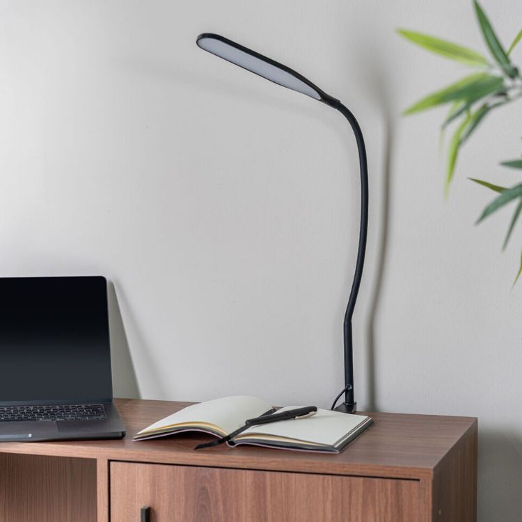 Picture of LED Daylight Desk Lamp Adjustable Craft Task Reading Office Light Dimmable USB