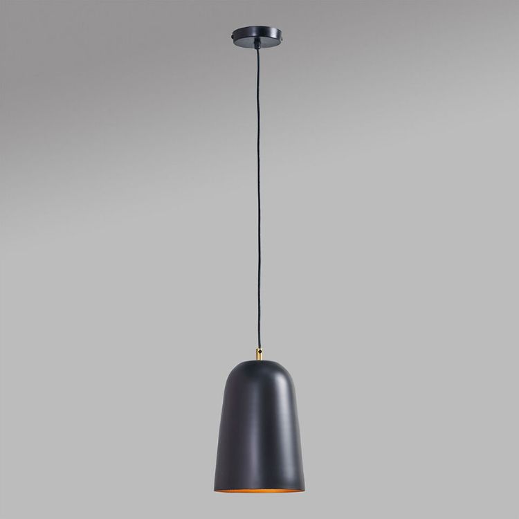 Picture of Black Hanging Ceiling Light Industrial Fitting LED Lounge Lighting Pendant Shade