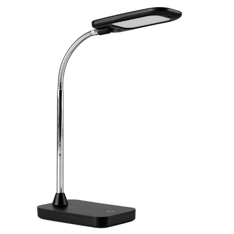 Picture of Desk Task Lamp Adjustable Polaris 5W Dimmable Sleek Black & Chrome Lighting