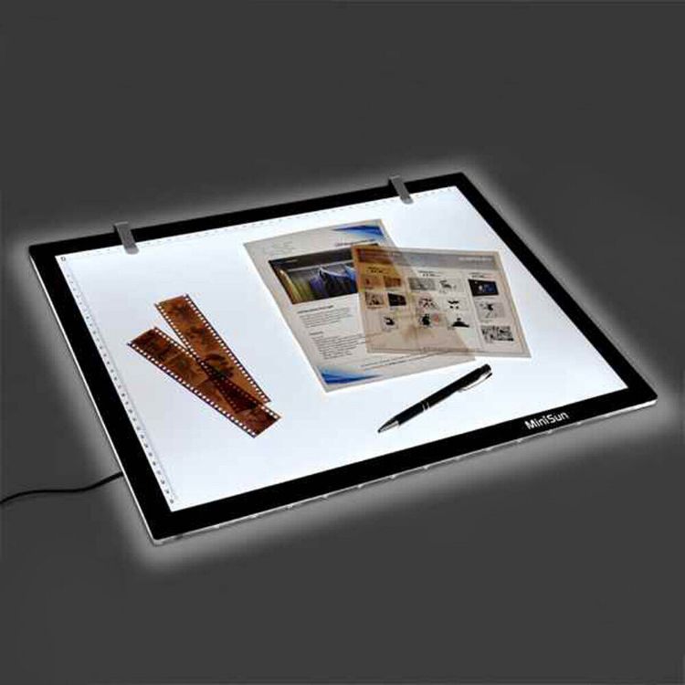 Picture of Slim A3 Light Pad Integrated LED Design Tracing Lightbox Art Graphics Tablet